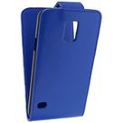 Xccess Leather Flip Case Blue Samsung Galaxy S5/S5 Plus/S5 Neo