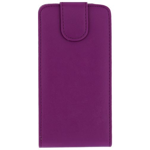 Xccess Leather Flip Case Purple Samsung Galaxy S5/S5 Plus/S5 Neo