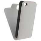 Xccess Leather Flip Case White Apple iPhone 4/4S