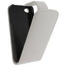 Xccess Leather Flip Case White Apple iPhone 4/4S