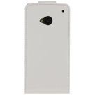Xccess Leather Flip Case White HTC One