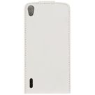 Xccess Leather Flip Case White Huawei Ascend P7