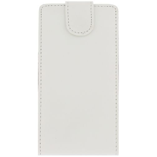Xccess Leather Flip Case White LG G3