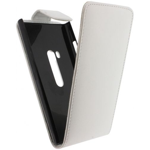 Xccess Leather Flip Case White Nokia Lumia 920