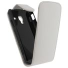 Xccess Leather Flip Case White Samsung Ace 2 i8160