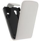 Xccess Leather Flip Case White Samsung Galaxy Ace S5830
