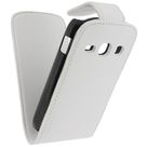 Xccess Leather Flip Case White Samsung Galaxy Fame S6810
