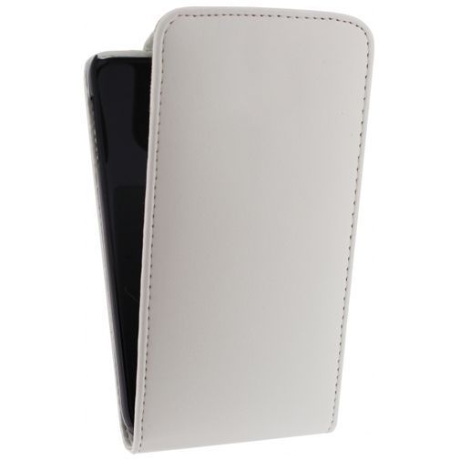 Xccess Leather Flip Case White Samsung Galaxy S5/S5 Plus/S5 Neo