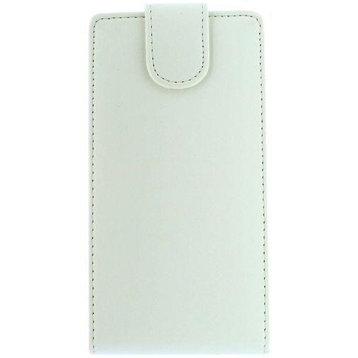 Xccess Leather Flip Case White Sony Xperia Z3