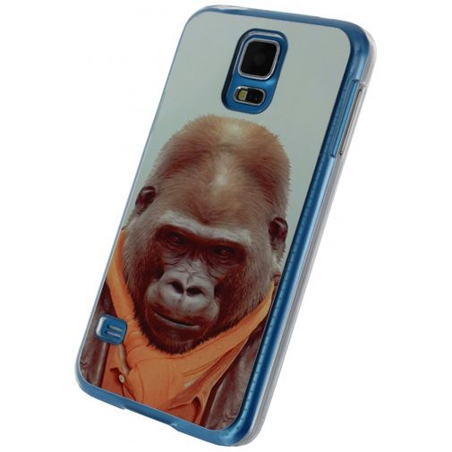 Xccess Metal Plate Cover Funny Gorilla Samsung Galaxy S5/S5 Plus/S5 Neo