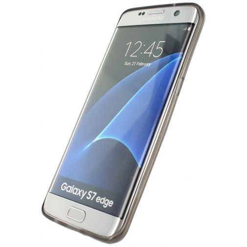 Xccess TPU Case Transparent Black Samsung Galaxy S7 Edge