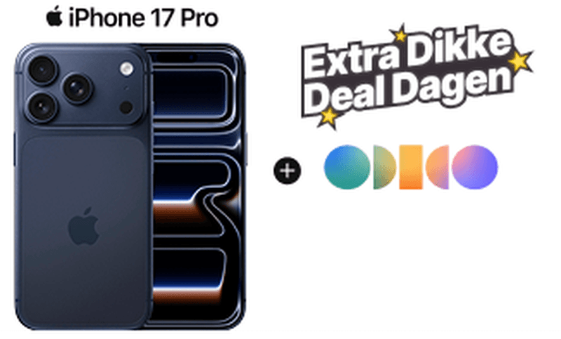 Tijdelijk tot €578,- korting op de iPhone 17 Pro