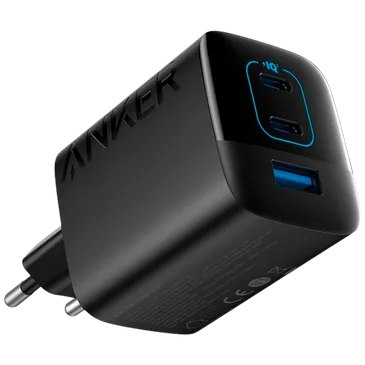 Anker 336 2-USB-C 1-USB-A Fast Charger 67W Black
