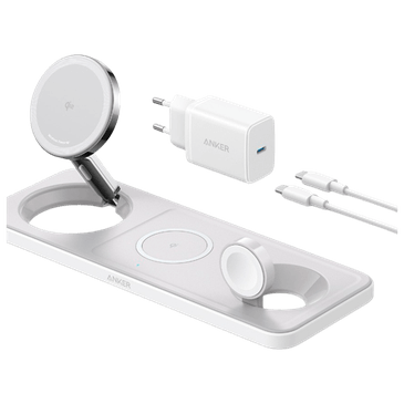 Anker MagGo 3-In-1 Pad Wireless Charger 15W White