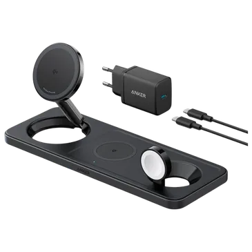 Anker MagGo 3-In-1 Pad Wireless Charger 15W Black