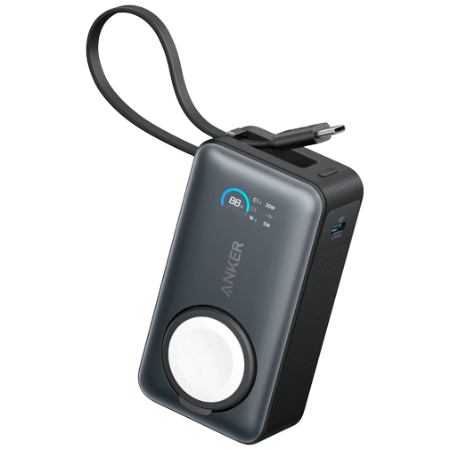 Anker Powerbank 10 000 mAh, Batterie Externe 323 avec Port USB-C (entrée et Sortie), Batterie