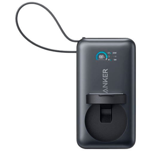 Anker Powerbank 10000 MAh 30W – Caricabatterie Rapido Con 2 USB-C E 1 USB-A, Compatto, Per IPhone 16/15, MacBook, Galaxy