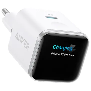 Anker Nano USB-C Snellader 45W met Display Wit
