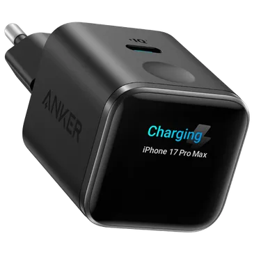 Anker Nano USB-C Snellader 45W met Display Zwart