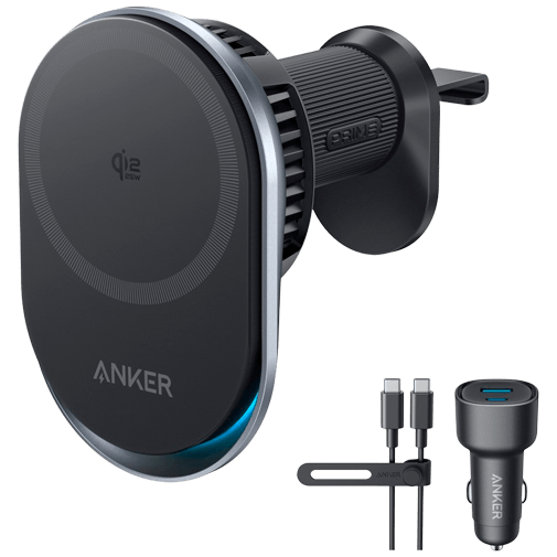 Anker Prime Draadloze Autolader 25W Zwart