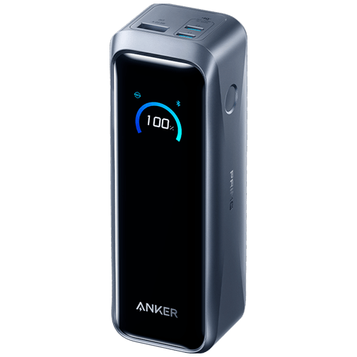 Anker Prime Dual USB-C + USB-A Snellader Powerbank 20.000mAh Zilver