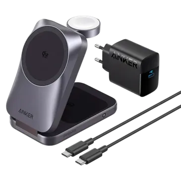 Anker Prime MagGo 3-In-1 Wireless Charger 25W Black