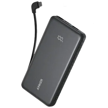 Anker Zolo Fast Charger Powerbank 10.000mAh with USB-C Cable Black