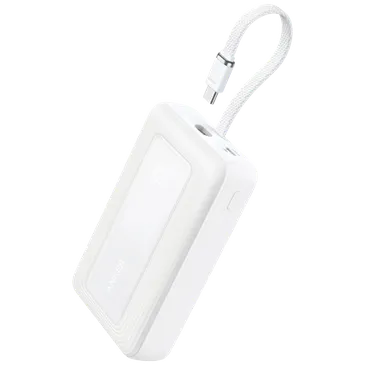 Anker Zolo Snellader Powerbank 20.000mAh met Kabel Wit