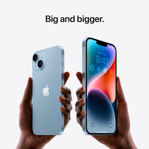 Apple iPhone 14 128GB Blue Refurbished - buy - Gomibo.no