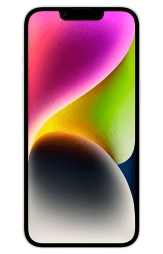Belsimpel Apple iPhone 14 128GB Wit aanbieding