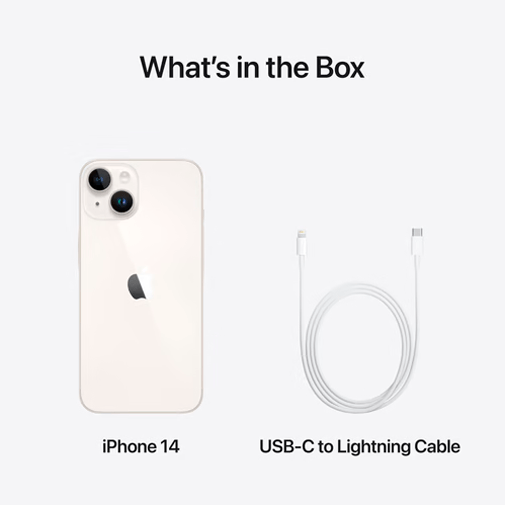 Apple iPhone 14 ホワイト 256GB 本体 Apple iPhone 14 256GB White Refurbished - buy - Gomibo.co.uk