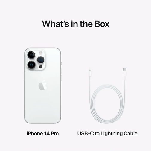 Apple iPhone 14 Pro 256GB Silver Refurbished - buy - Gomibo.ch