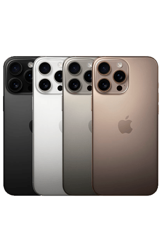 Apple iPhone 16 Pro Max 512GB Zwart - kopen - Belsimpel