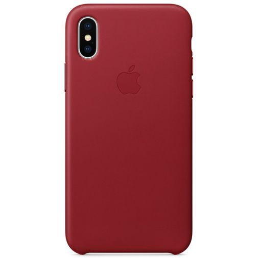 Apple Leather Case Red iPhone X