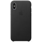 Apple Leather Case Black iPhone X