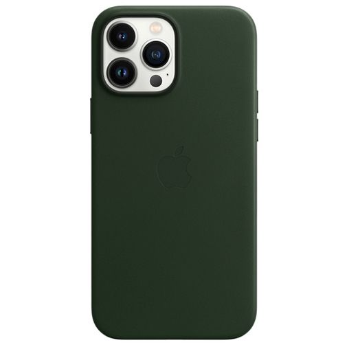 Apple MagSafe Leather Back Cover Green Apple iPhone 13 Pro Max - Gomibo.ee