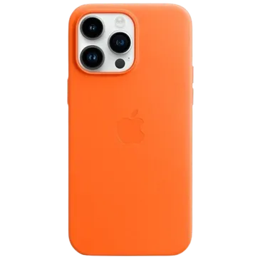 Apple Magsafe Leather Back Cover Orange Apple iPhone 14 Pro Max