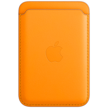 Apple MagSafe Leather Wallet Apple iPhone Orange - Gomibo.co.uk