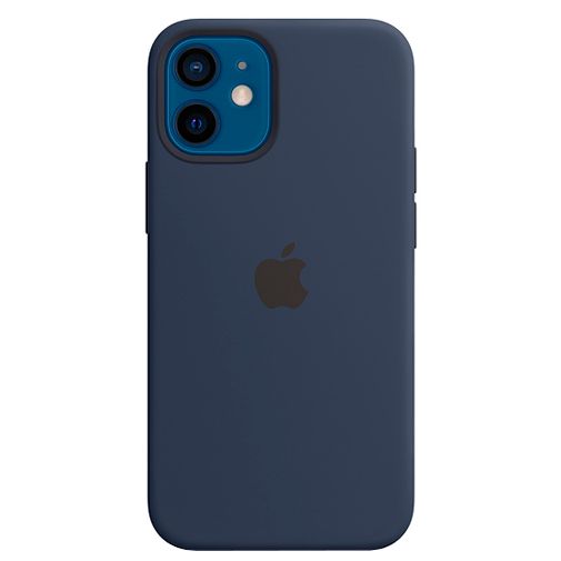 Afhankelijkheid Dosering Winst Apple MagSafe Siliconen Back Cover Apple iPhone 12 Mini Blauw - Belsimpel