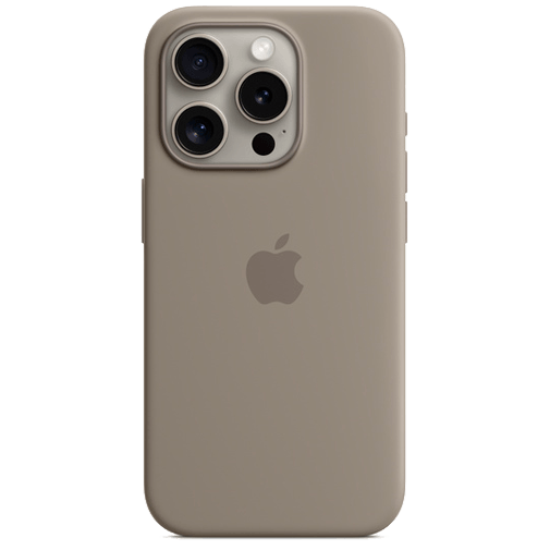 Apple MagSafe Silicone Back Cover Taupe Apple iPhone 15 Pro