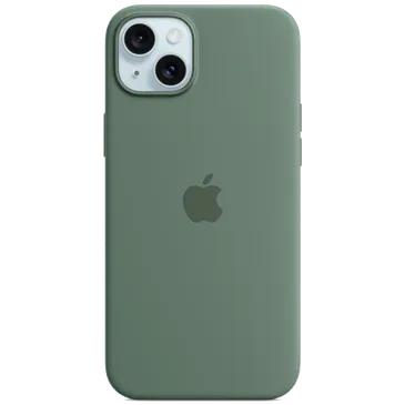 Apple MagSafe Silicone  Back Cover Green Apple iPhone 15 Plus
