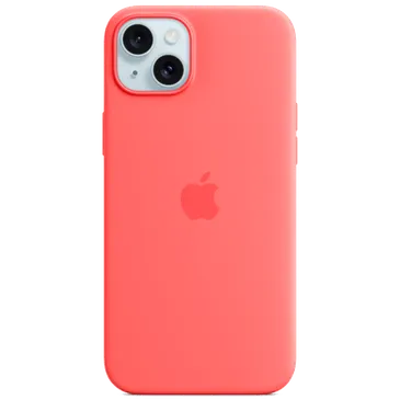 Apple MagSafe Silicone  Back Cover Koraalrood Apple iPhone 15 Plus