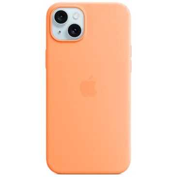 Apple MagSafe Silicone  Back Cover Orange Apple iPhone 15 Plus