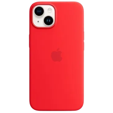 Apple Magsafe Silicon Back Cover Red Apple iPhone 14