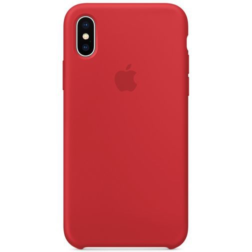 Apple Silicone Case Red iPhone X