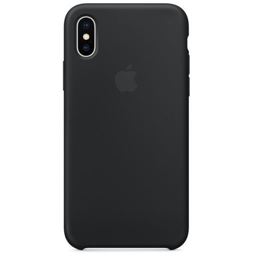 Apple Silicone Case Black iPhone X