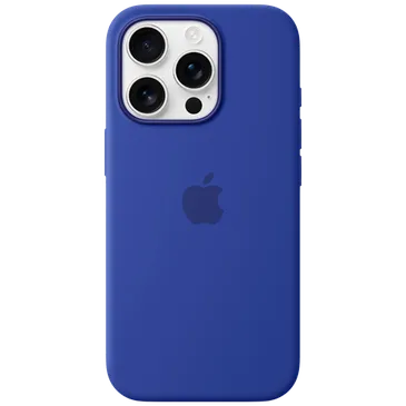 Apple Silicone  Back Cover Blue MagSafe Apple iPhone 16 Pro Max
