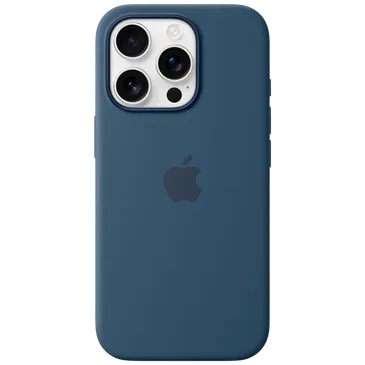 Apple Siliconen Back Cover Donkerblauw MagSafe Apple iPhone 16 Pro