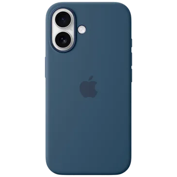 Apple Siliconen Back Cover Donkerblauw MagSafe Apple iPhone 16