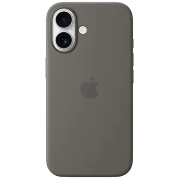 Apple Silicone  Back Cover Grey MagSafe Apple iPhone 16
